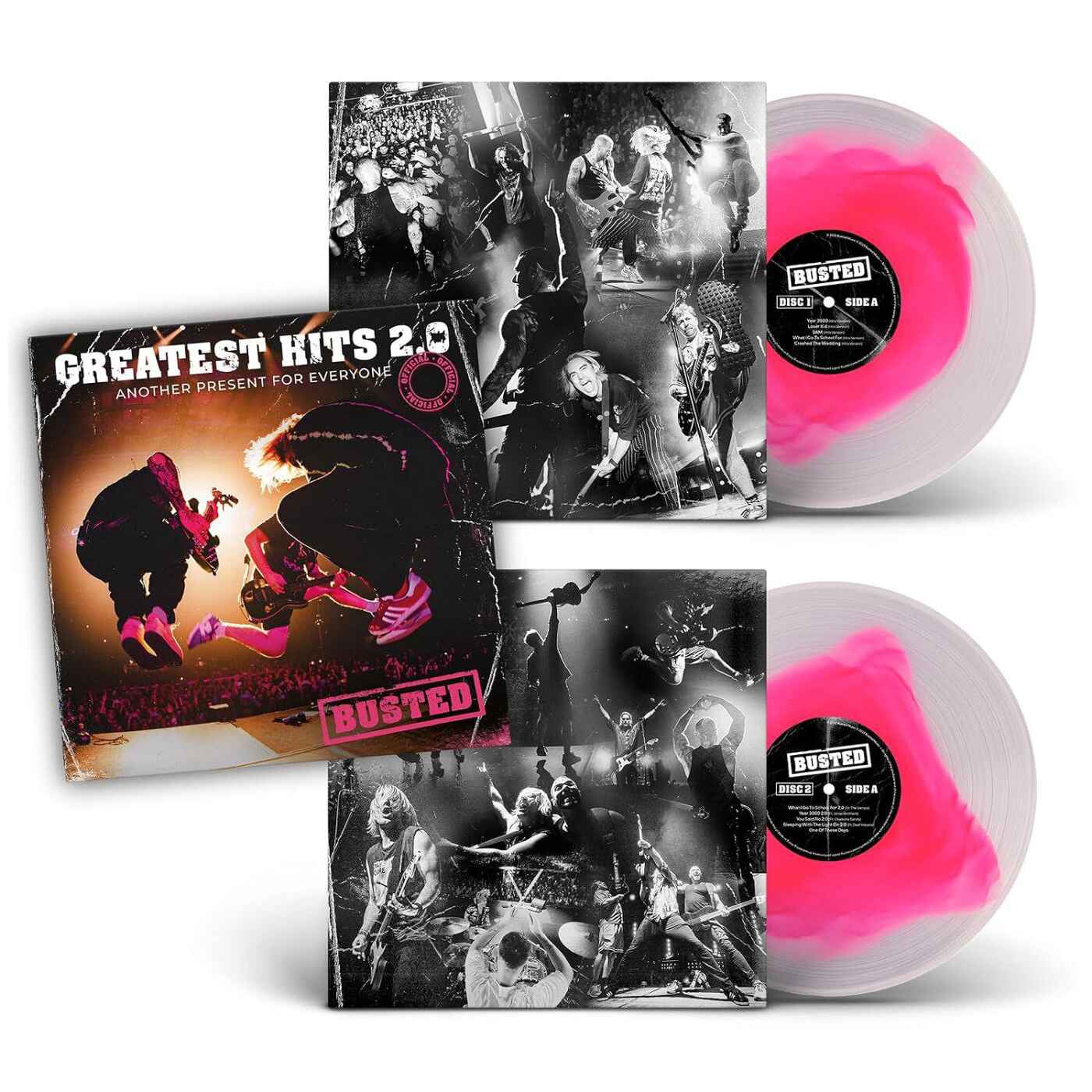 Greatest Hits 2.0: Another Present For Everyone - Pink & White Disc 2x Vinyl LP