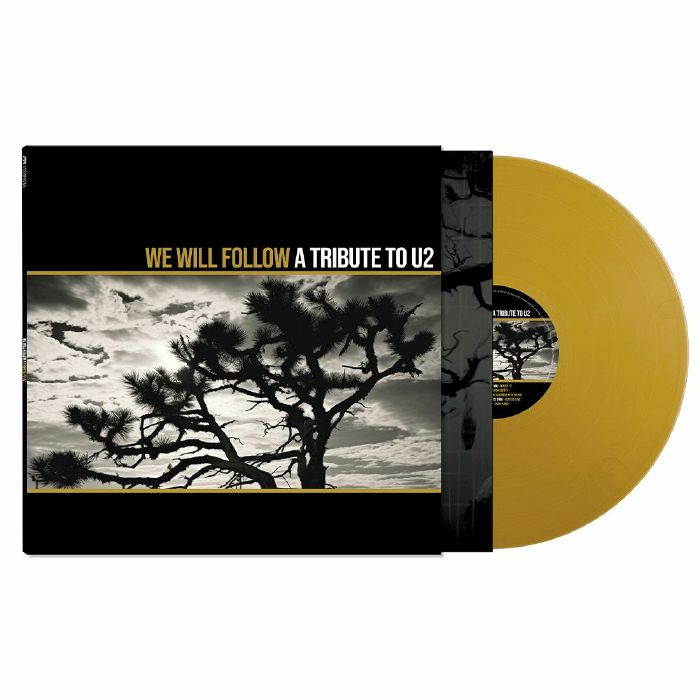 We Will Follow: A Tribute To U2 - Gold Vinyl LP vinyl record cover