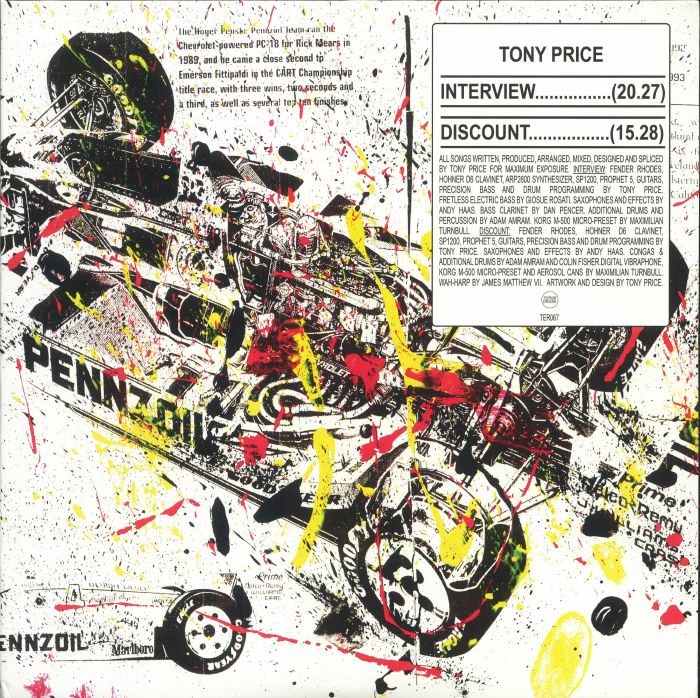 Interview / Discount - Limited Edition Vinyl LP vinyl record cover