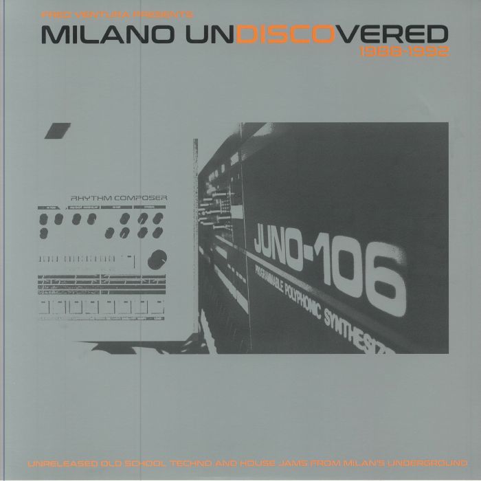 Milano Undiscovered 1988-1992 - Vinyl LP vinyl record cover