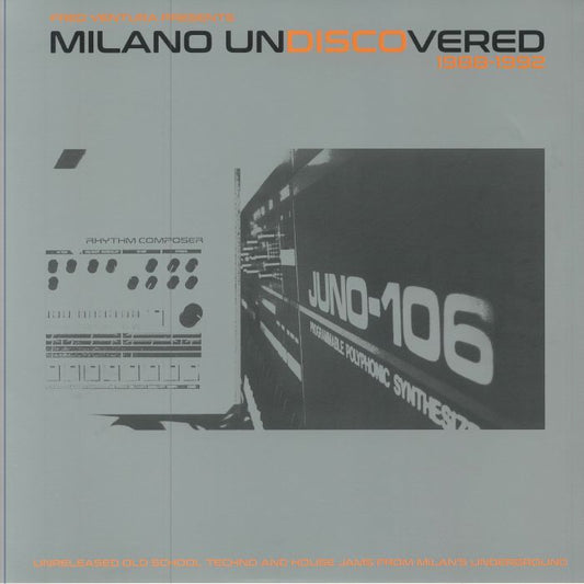 Milano Undiscovered 1988-1992 - Vinyl LP vinyl record cover