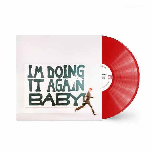 I'm Doing It Again Baby! - Limited Edition Red Vinyl LP vinyl record cover