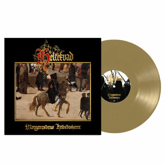 Morgenrodens Helvedesherre - Gold Vinyl LP vinyl record cover