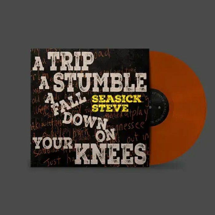 A Trip A Stumble A Fall Down On Your Knees - Brown Vinyl LP vinyl record cover