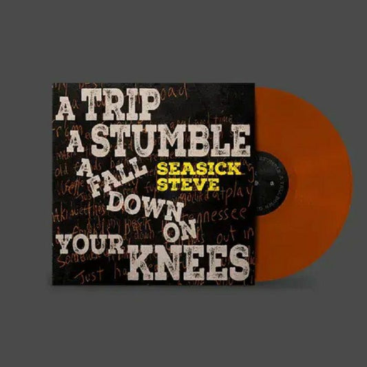 A Trip A Stumble A Fall Down On Your Knees - Brown Vinyl LP vinyl record cover
