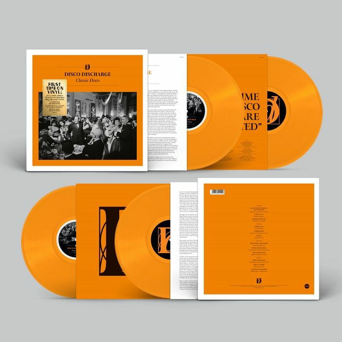 Disco Discharge: Classic Disco - Orange Vinyl 2xLP vinyl record cover