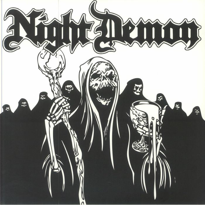 Night Demon - Remastered Black & White Vinyl EP vinyl record cover