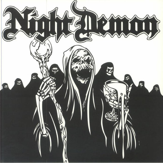 Night Demon - Remastered Black & White Vinyl EP vinyl record cover