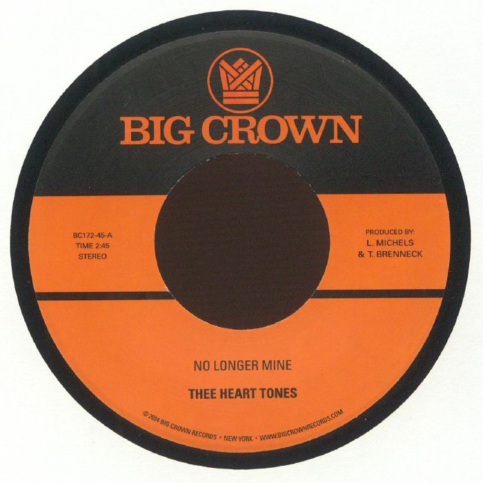No Longer Mine - Vinyl Single vinyl record cover