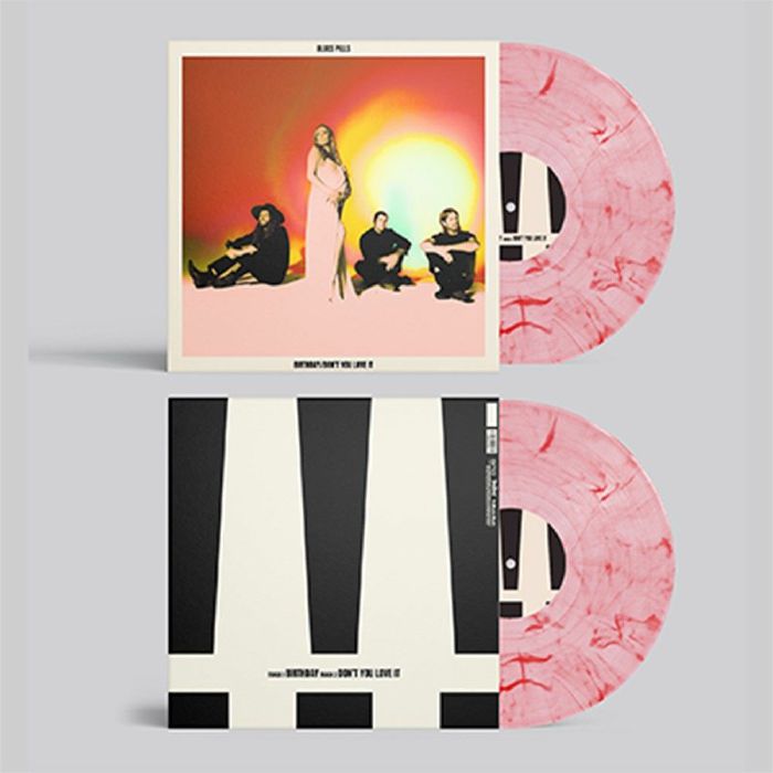 Birthday / Don't You Love It - Pink Marbled Vinyl Single vinyl record cover