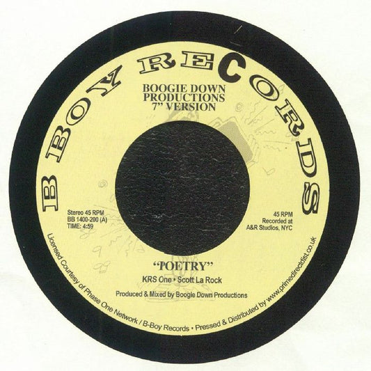 Poetry - Limited Edition Vinyl Single vinyl record cover