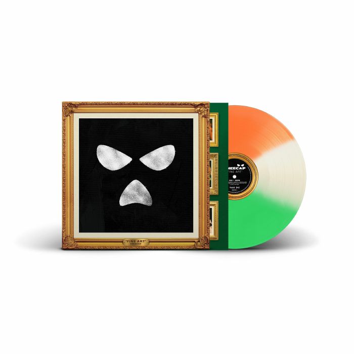 Fine Art - Limited Edition Green White & Orange Vinyl LP vinyl record cover