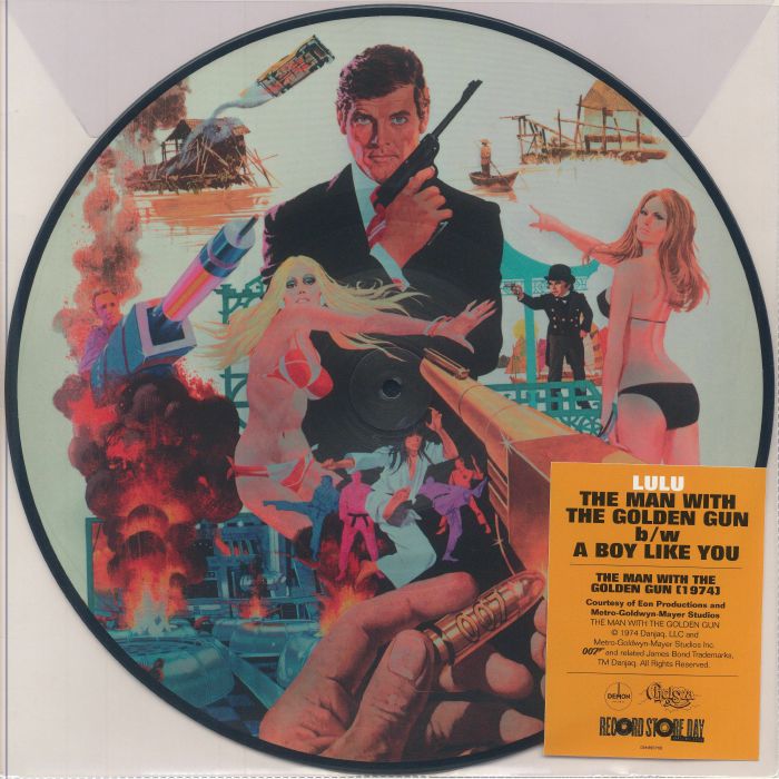 James Bond: The Man With The Golden Gun - Picture Disc Vinyl Single vinyl record cover