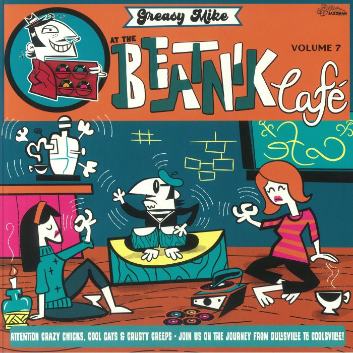 Greasy Mike At The Beatnik Cafe - Vinyl LP vinyl record cover