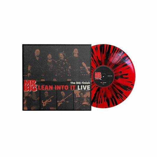 The Big Finish: Lean Into It Live - Limited Edition Black & Red Splattered Vinyl LP vinyl record cover