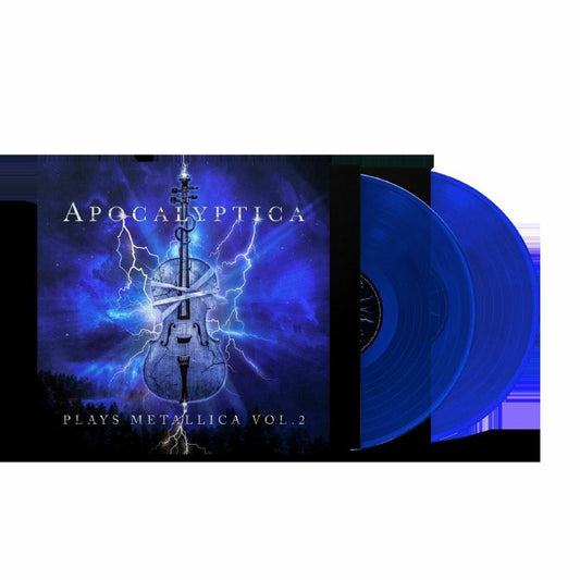 Plays Metallica Vol 2 - Blue Vinyl 2xLP vinyl record cover