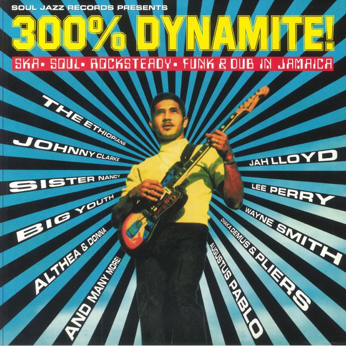 300 Percent Dynamite - Limited Edition Blue Vinyl 2xLP vinyl record cover
