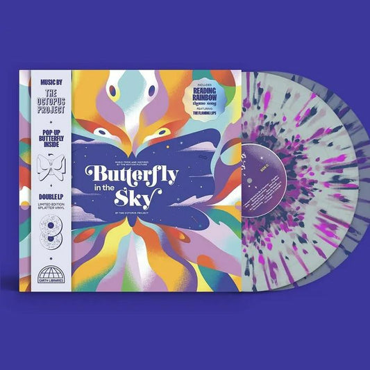 Butterfly In The Sky - Limited Edition Rainbow Splatter 2xLP vinyl record cover