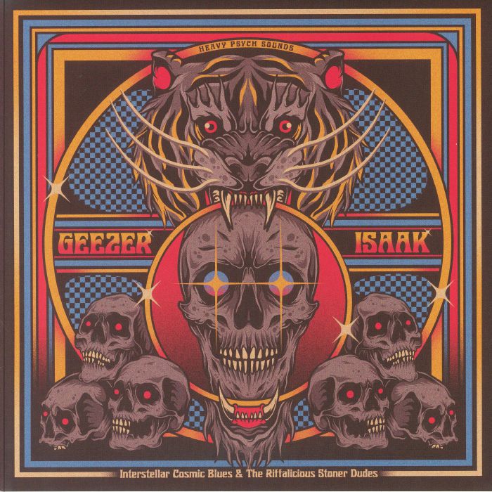 Interstellar Cosmic Blues & The Riffalicious Stoner Dudes - Limited Edition Splatter Vinyl LP vinyl record cover