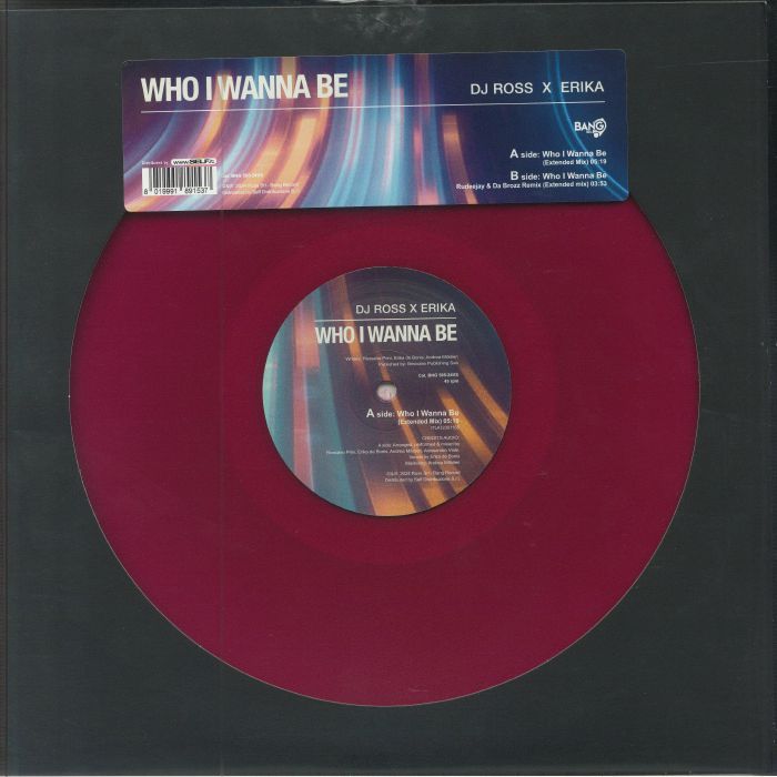 Who I Wanna Be - Limited Edition Purple Vinyl Single vinyl record cover