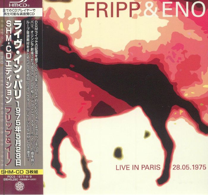 Live In Paris 28/05/1975 - 3SHM-CD CD cover