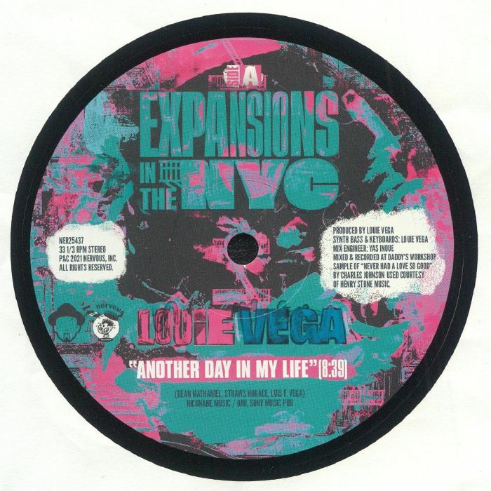 Expansions In The NYC: Another Day In My Life (reissue) - Vinyl Single vinyl record cover