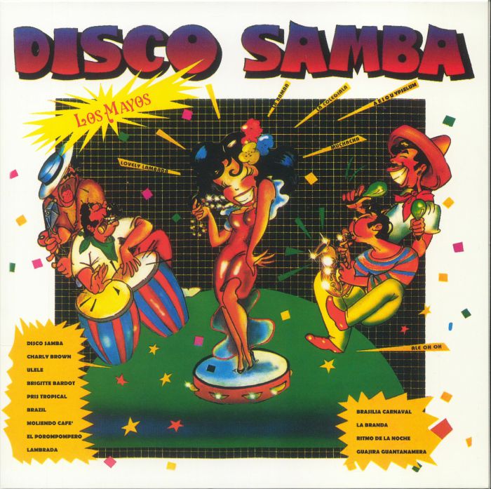Disco Samba - Red Marbled Vinyl LP vinyl record cover