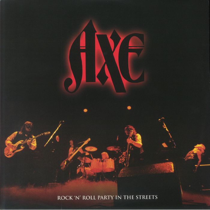 Rock 'N' Roll Party In The Streets - Red Marbled Vinyl LP vinyl record cover