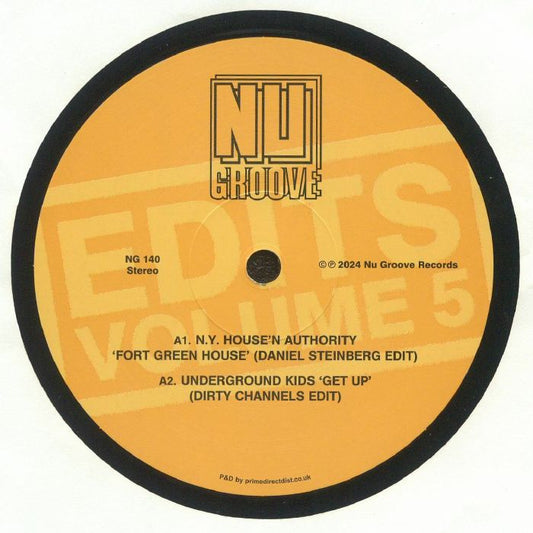 Nu Groove Edits Vol 5 - Vinyl EP vinyl record cover