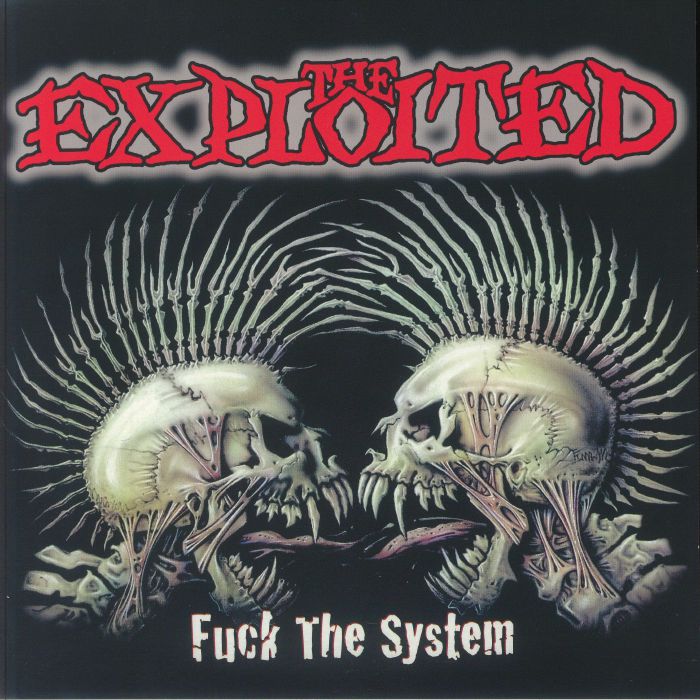 Fuck The System - Limited Edition Clear Red & Black Splatter 2xLP vinyl record cover