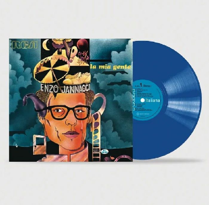 La Mia Gente - Blue Vinyl LP vinyl record cover