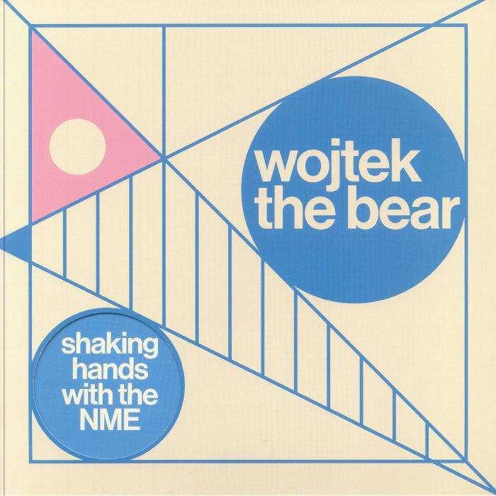 Shaking Hands With The NME - Blue Marbled Vinyl LP vinyl record cover