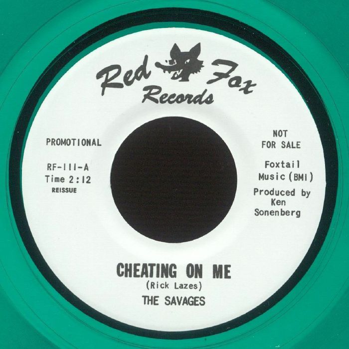 Cheating On Me - Green Vinyl Single vinyl record cover
