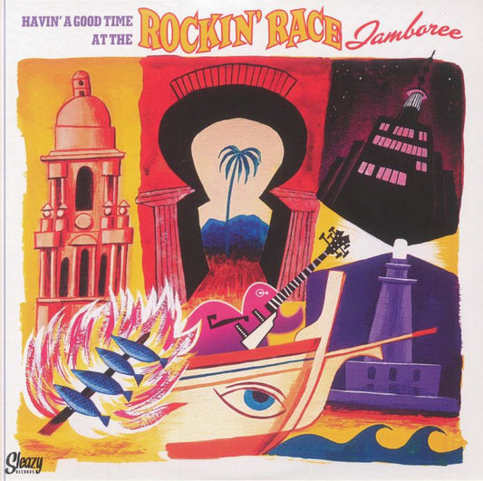 Havin' A Good Time At The Rockin' Race Jamboree - 2x10" LP vinyl record cover