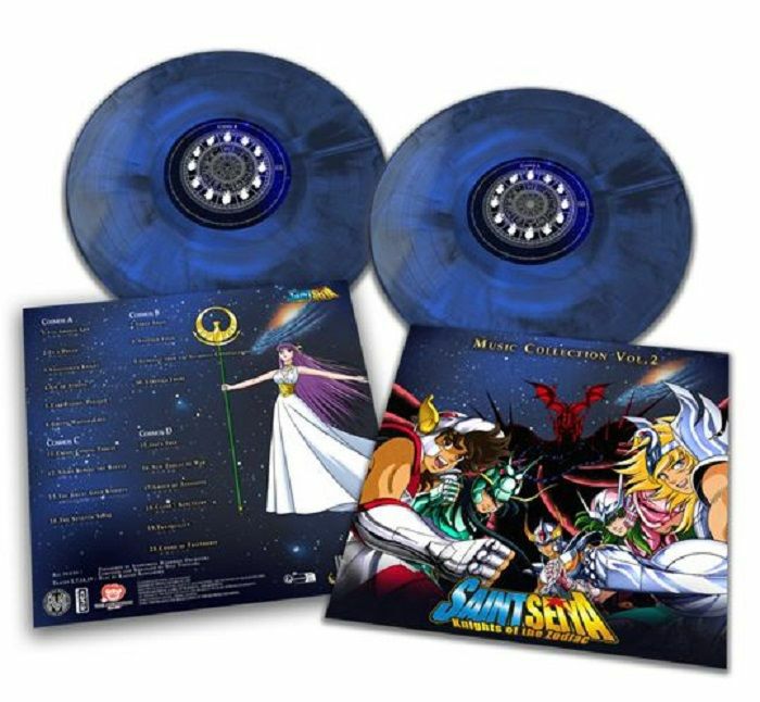 Music Collection Vol 2: Saint Seiya Soundtrack - Blue Vinyl 2xLP vinyl record cover