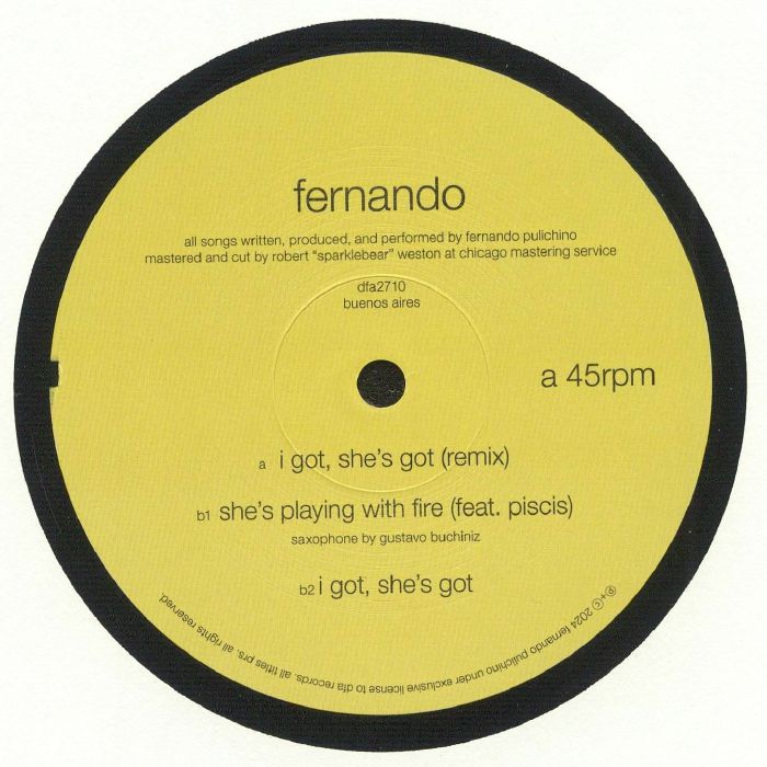 I Got, She's Got - Vinyl Single vinyl record cover
