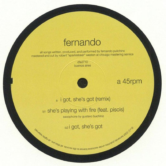 I Got, She's Got - Vinyl Single vinyl record cover