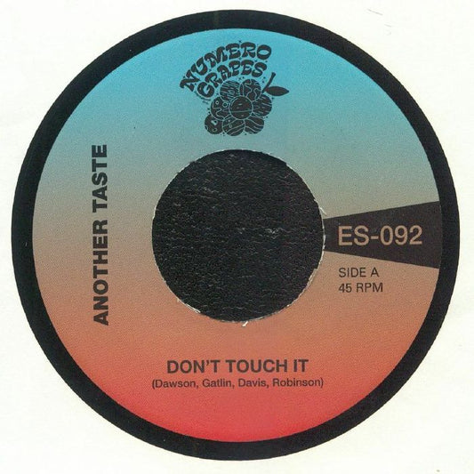 Don't Touch It - Vinyl Single vinyl record cover