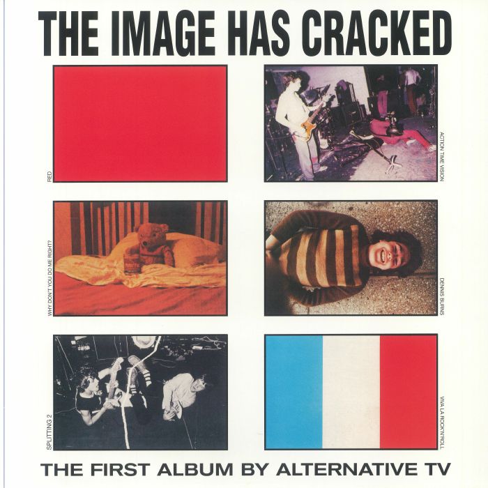 The Image Has Cracked - Limited Edition Red Vinyl LP vinyl record cover