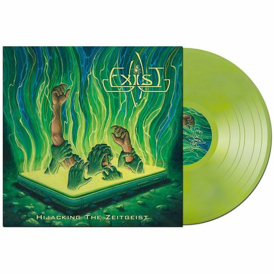 Hijacking The Zeitgeist - Limited Edition Green Vinyl LP vinyl record cover