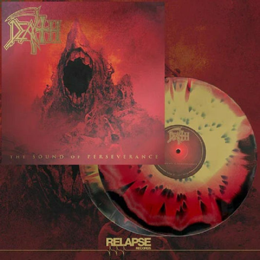 The Sound Of Perseverance - Black Red & Gold Splattered 2xLP vinyl record cover