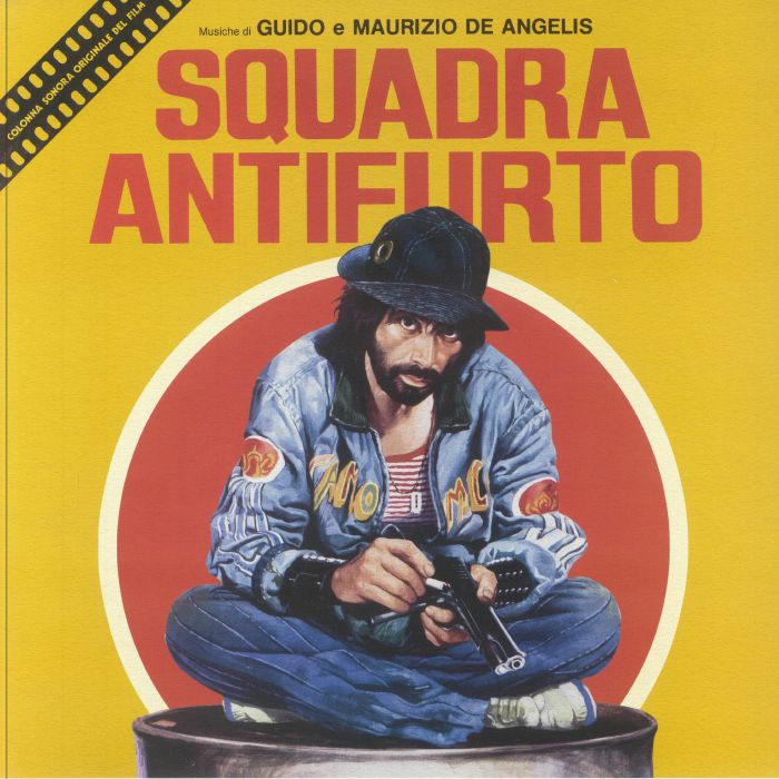 Squadra Antifurto (Soundtrack) - Amber Vinyl LP vinyl record cover