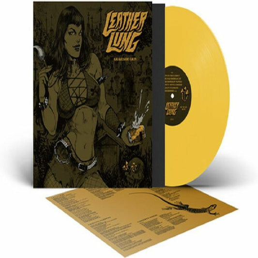 Graveside Grin - Limited Edition Yellow Vinyl LP vinyl record cover