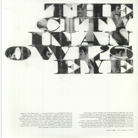 The City In An Owl's Eye - Vinyl LP vinyl record cover