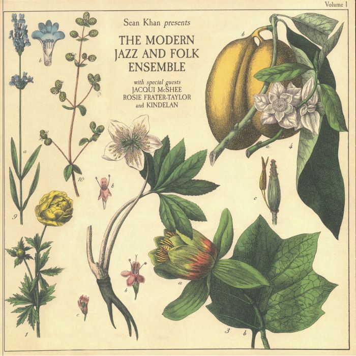 Sean Khan Presents The Modern Jazz & Folk Ensemble Vol 1 - Vinyl LP vinyl record cover