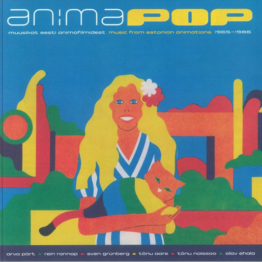 Anima Pop: Music From Estonian Animations 1965-1986 - Vinyl LP vinyl record cover