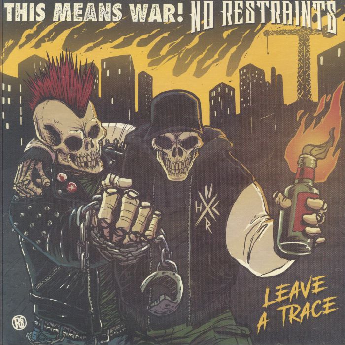 Leave A Trace - Limited Edition Orange Vinyl LP vinyl record cover