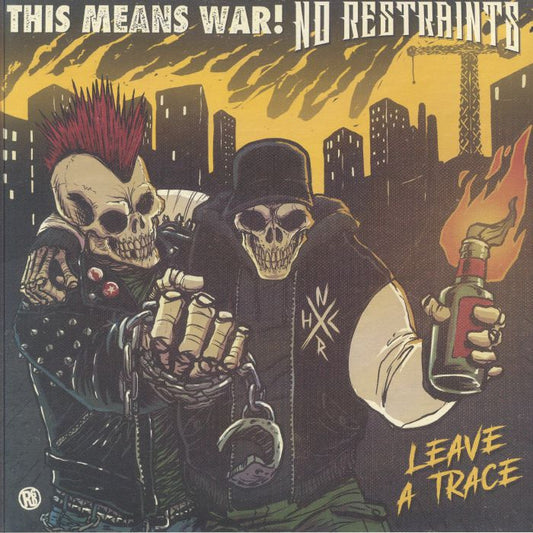 Leave A Trace - Limited Edition Orange Vinyl LP vinyl record cover