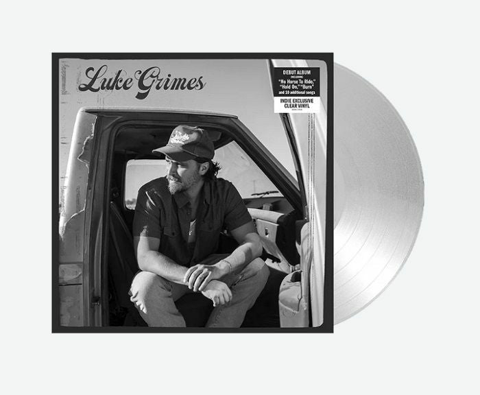 Luke Grimes - Clear Vinyl LP vinyl record cover