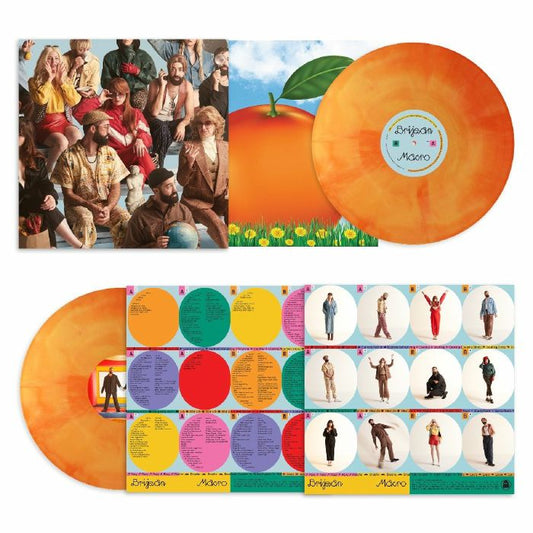 Macro - Tangerine Marbled Vinyl LP vinyl record cover
